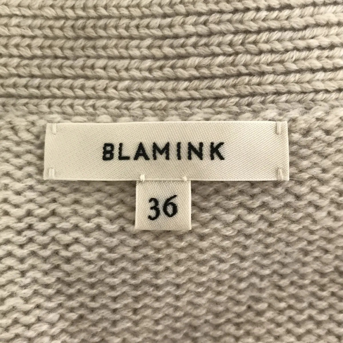 ブラミンク36カシミアベスト ブラミンク36カシミアベスト BLAMINK カシミアベスト36