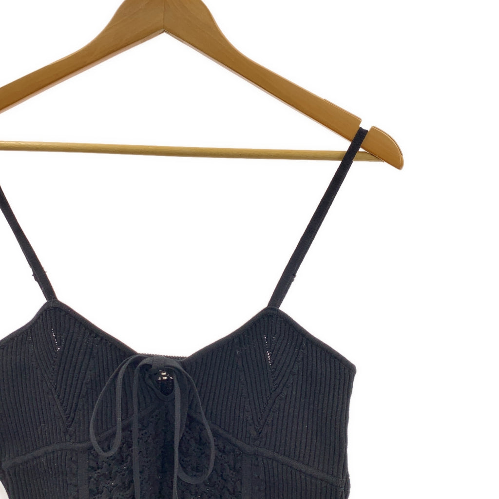 PRANK PROJECT / プランクプロジェクト | Eyelet Knit Bodysuit アイレット ニット ボディスーツ | F | レディース