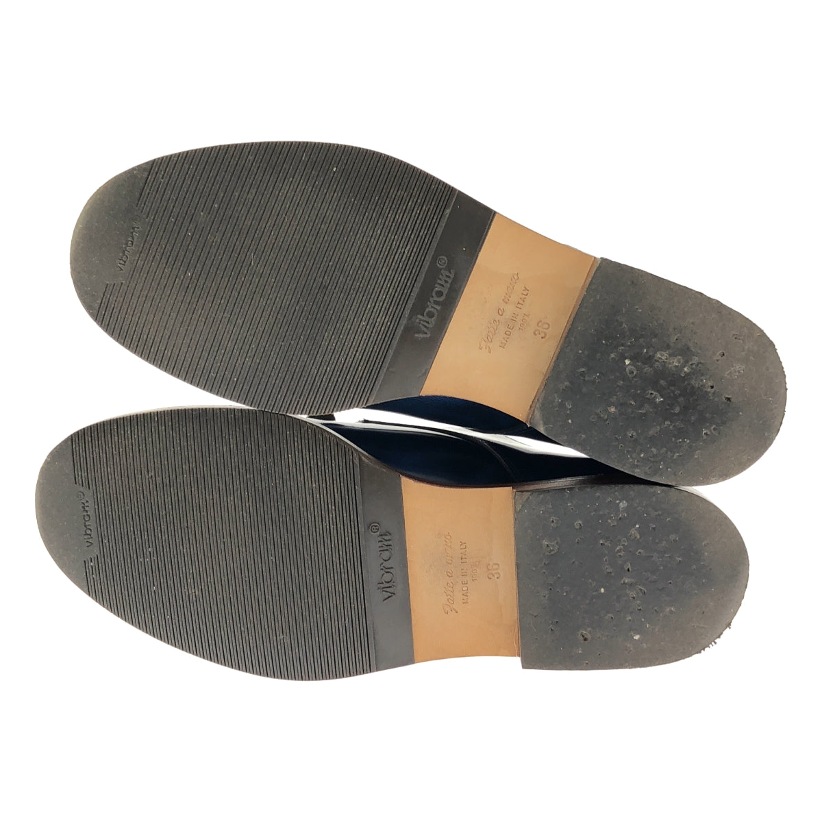 Henry Cuir / アンリークイール | レザー レースアップ ドレスシューズ | 36 | ブルー | レディース