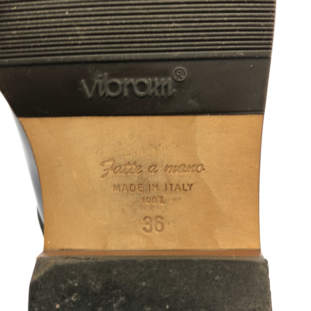 Henry Cuir | 真皮繫帶正裝鞋 | 36碼 | 藍色 | 女士