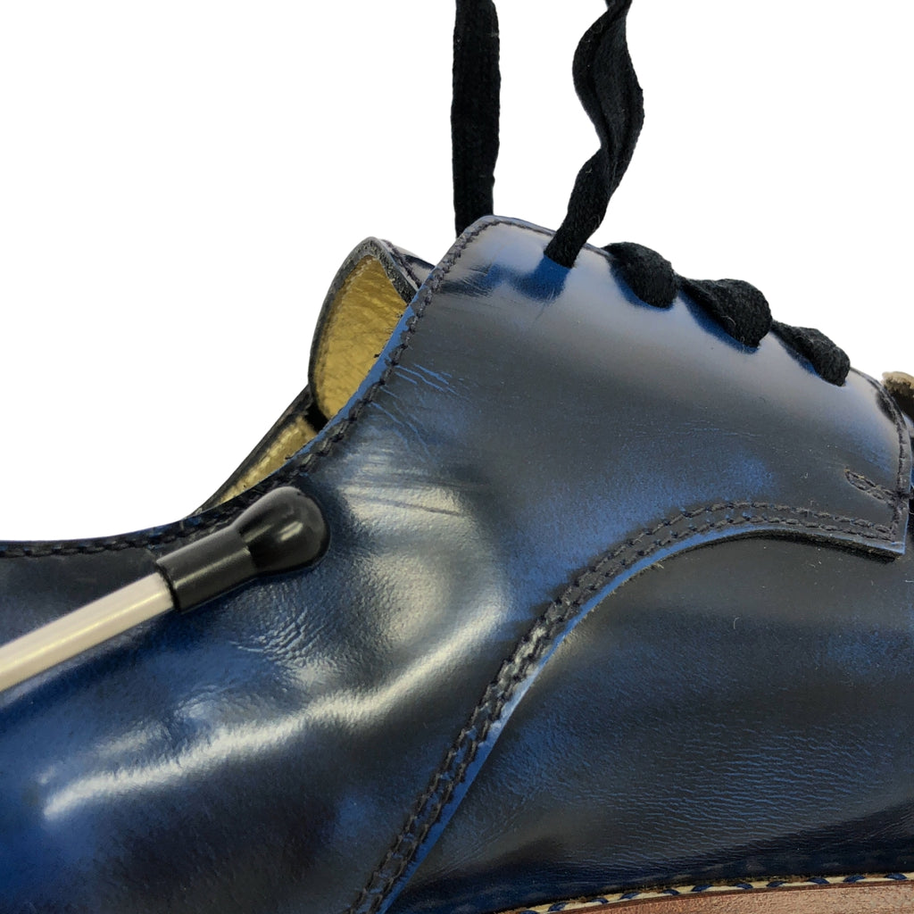 Henry Cuir | 真皮繫帶正裝鞋 | 36碼 | 藍色 | 女士