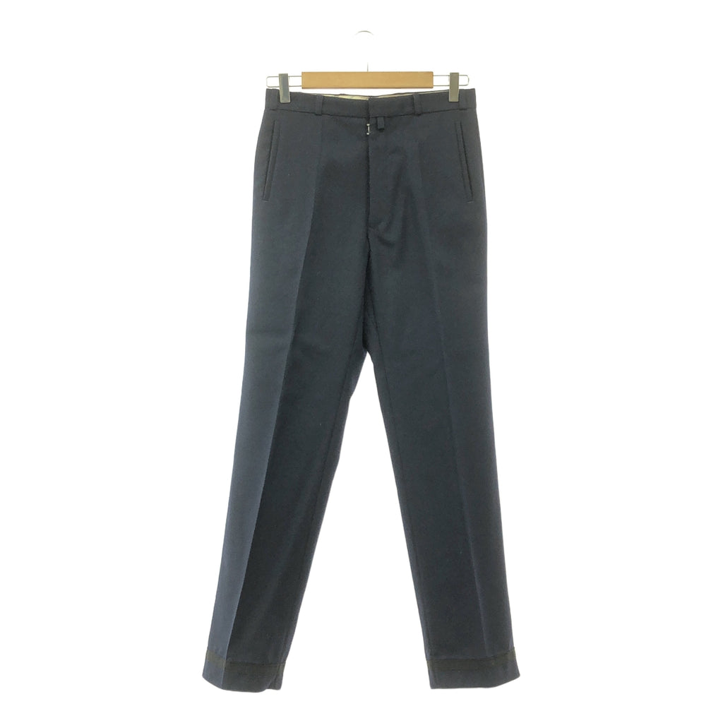 Maison Margiela | 2022秋冬 | 羊毛 M 字紐帶休閒褲 | 38 | 海軍藍 | 女款