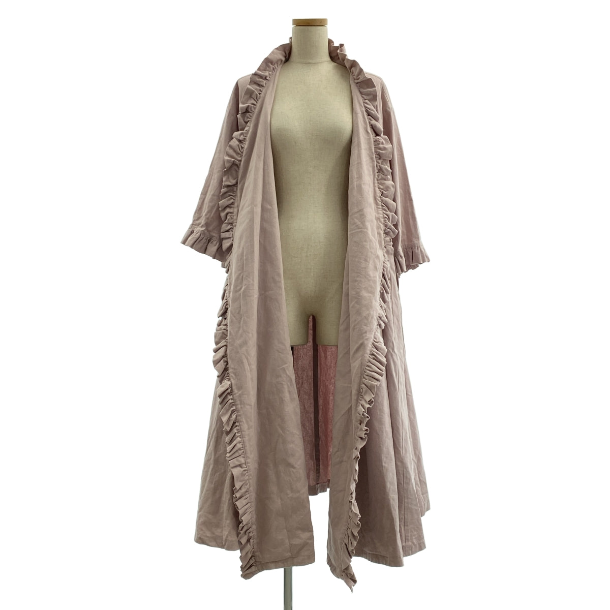 madder madder / マダマダ | gown dress rose mist リネン コットン ガウン ワンピース | パープル | レディース