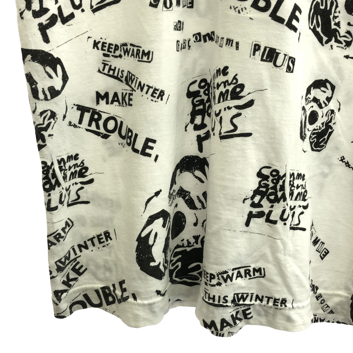 COMME des GARCONS HOMME PLUS | 2008AW | ×Jamie Reid Jamie Reid all-over print T-shirt | L | Men's