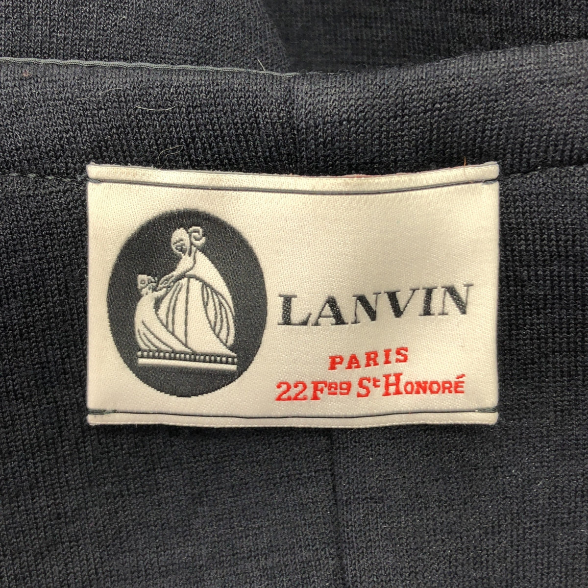 LANVIN / ランバン | ウール カットオフ ノーカラー ロングコート | 38 | レディース