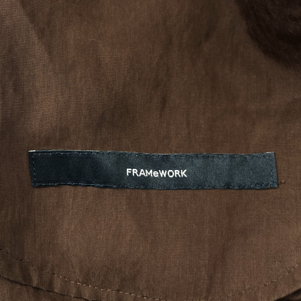 Framework | 2025SS | 纖維府綢麻袋洋裝 | 尺寸 36 | 女款