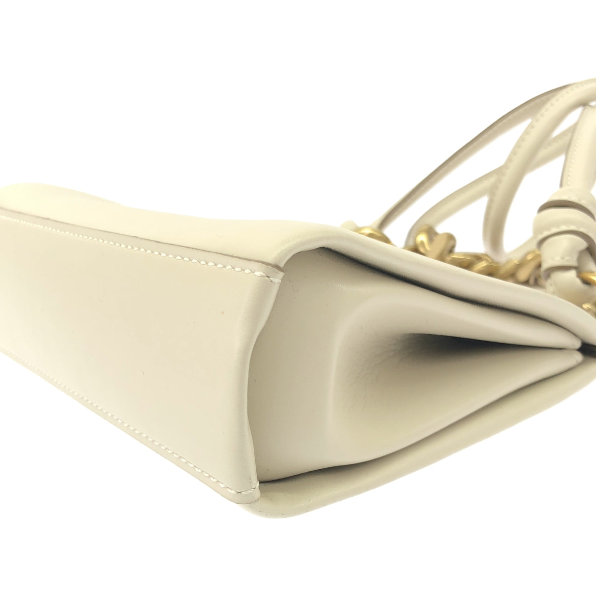 [狀況極佳] STELLA McCARTNEY | 小號粗鍊兩用單肩包 | 金色/米色 | 女款