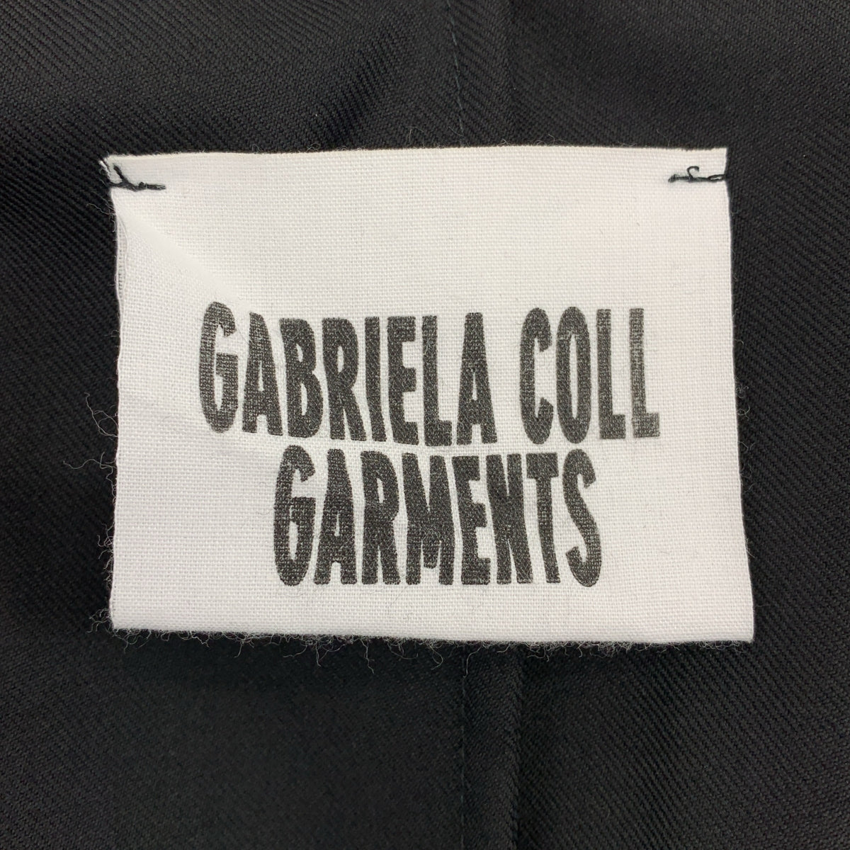 【新品】  GABRIELA COLL GARMENTS / ガブリエラコールガーメンツ | NO.284 LORO PIANA FINE WOOL OVERALL ロロピアーナ ウール オーバーオール ジャンプスーツ | 0 | ブラック | メンズ