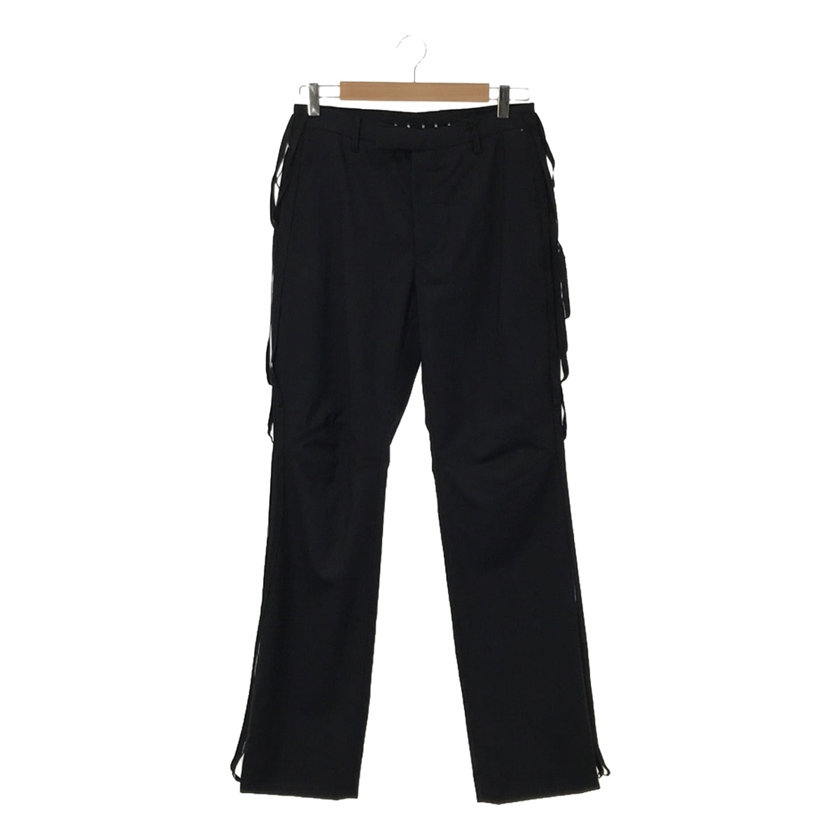 【美品】  MASU / エムエーエスユー | BONE TROUSERS / 装飾 スラックスパンツ | 44 | dark navy | メンズ