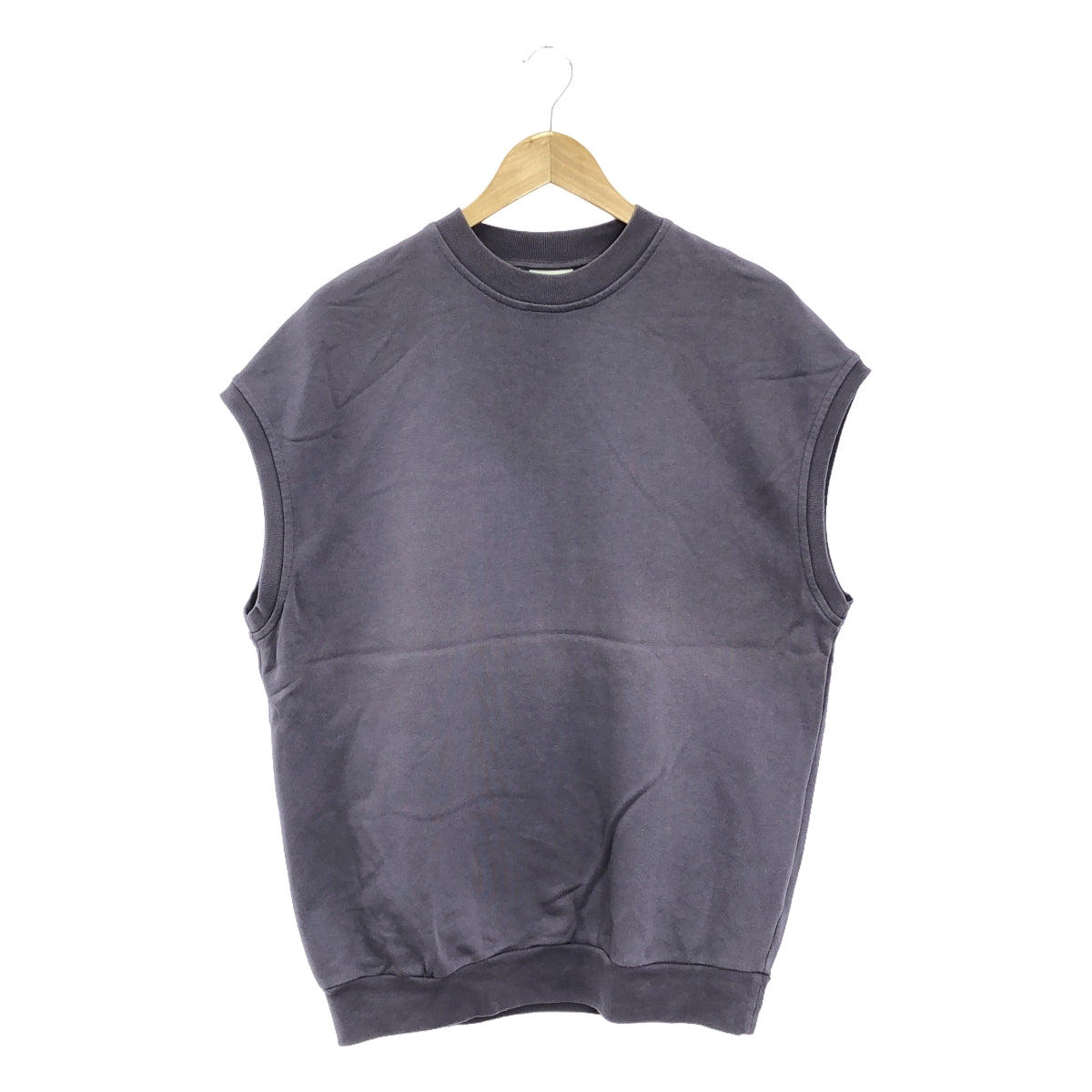 DRIES VAN NOTEN | Sleeveless over sweat vest top / Unisex | XS | Purple | Men's