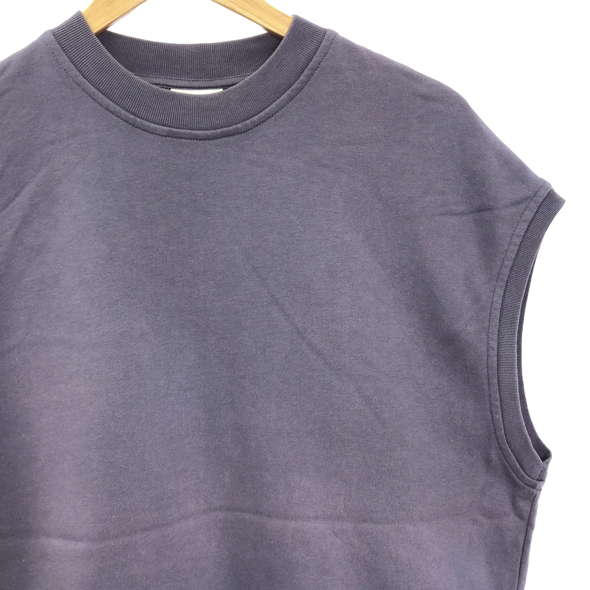 DRIES VAN NOTEN | Sleeveless over sweat vest top / Unisex | XS | Purple | Men's