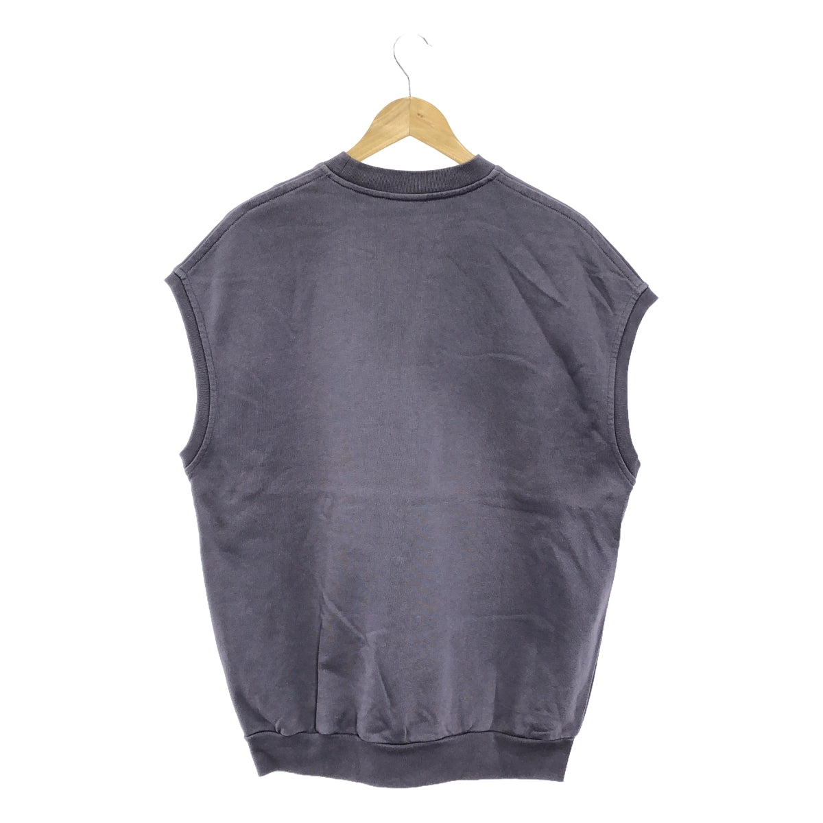 DRIES VAN NOTEN | Sleeveless over sweat vest top / Unisex | XS | Purple | Men's