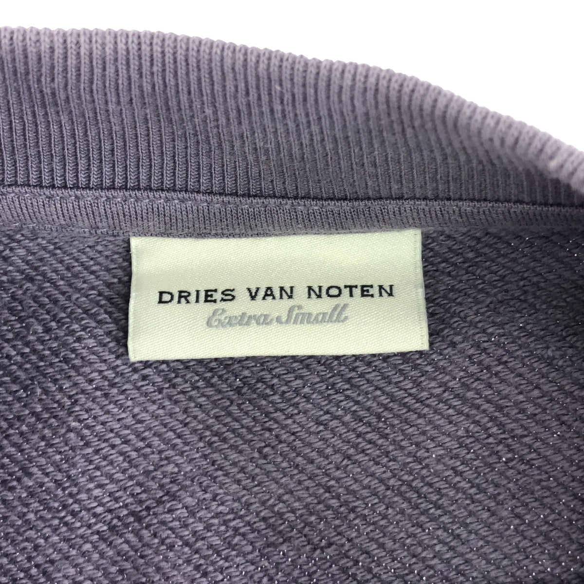 DRIES VAN NOTEN | Sleeveless over sweat vest top / Unisex | XS | Purple | Men's