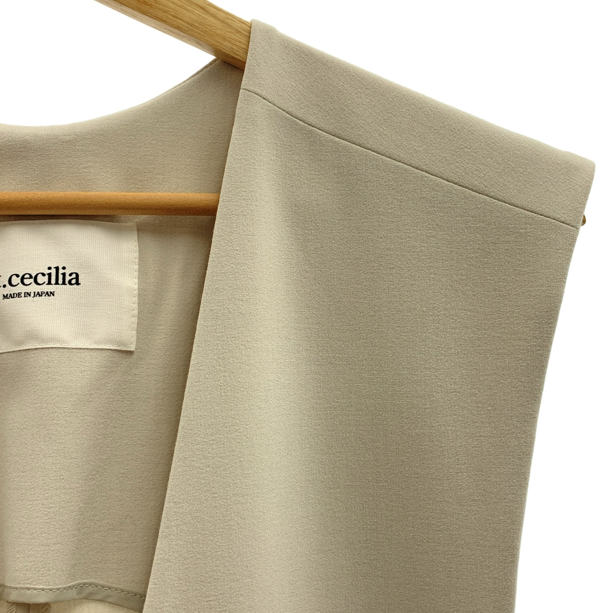 St.cecilia / セントセシリア | ストレッチ ポケット付き ノースリーブ オールインワン ワンピース | S | レディース