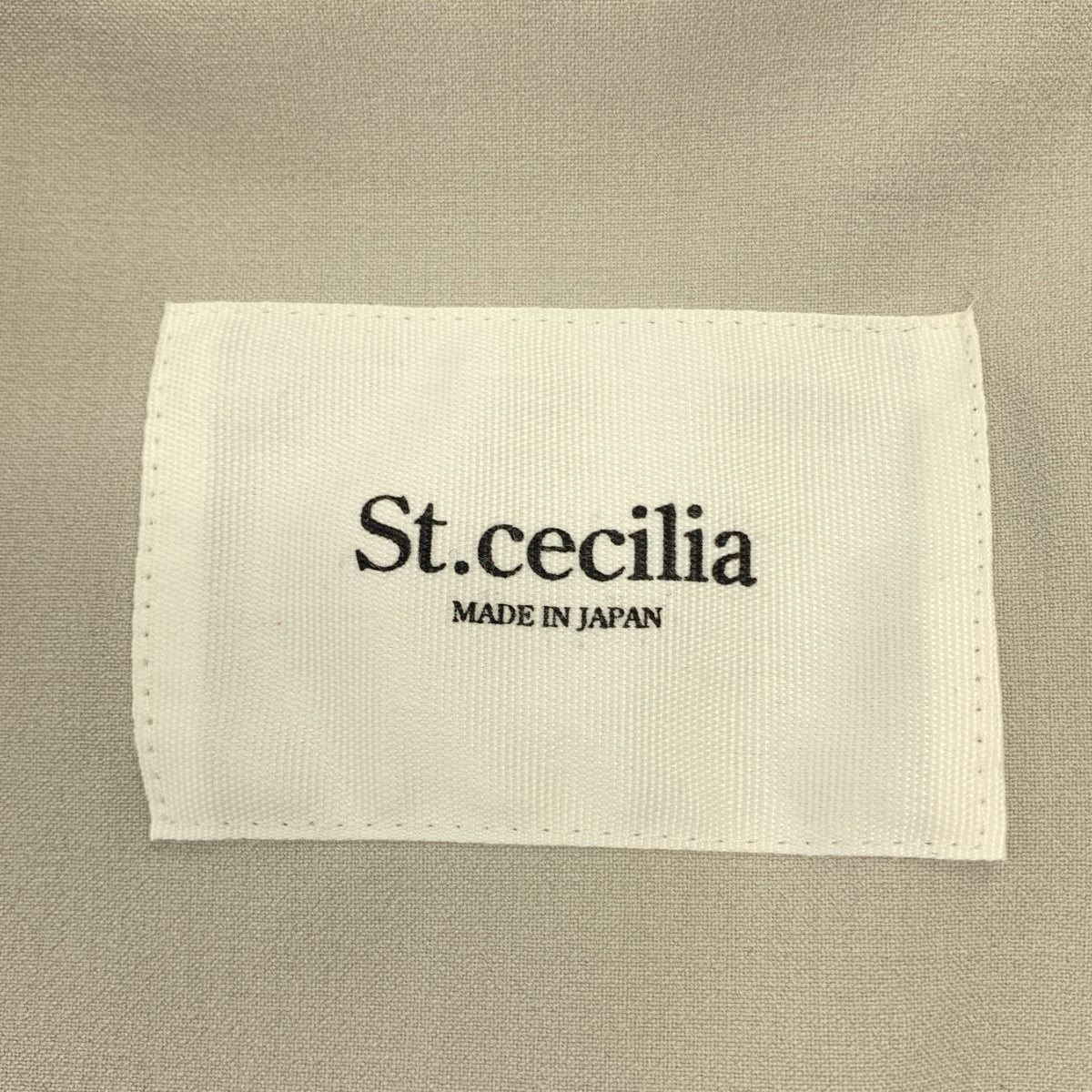 St.cecilia / セントセシリア | ストレッチ ポケット付き ノースリーブ オールインワン ワンピース | S | レディース