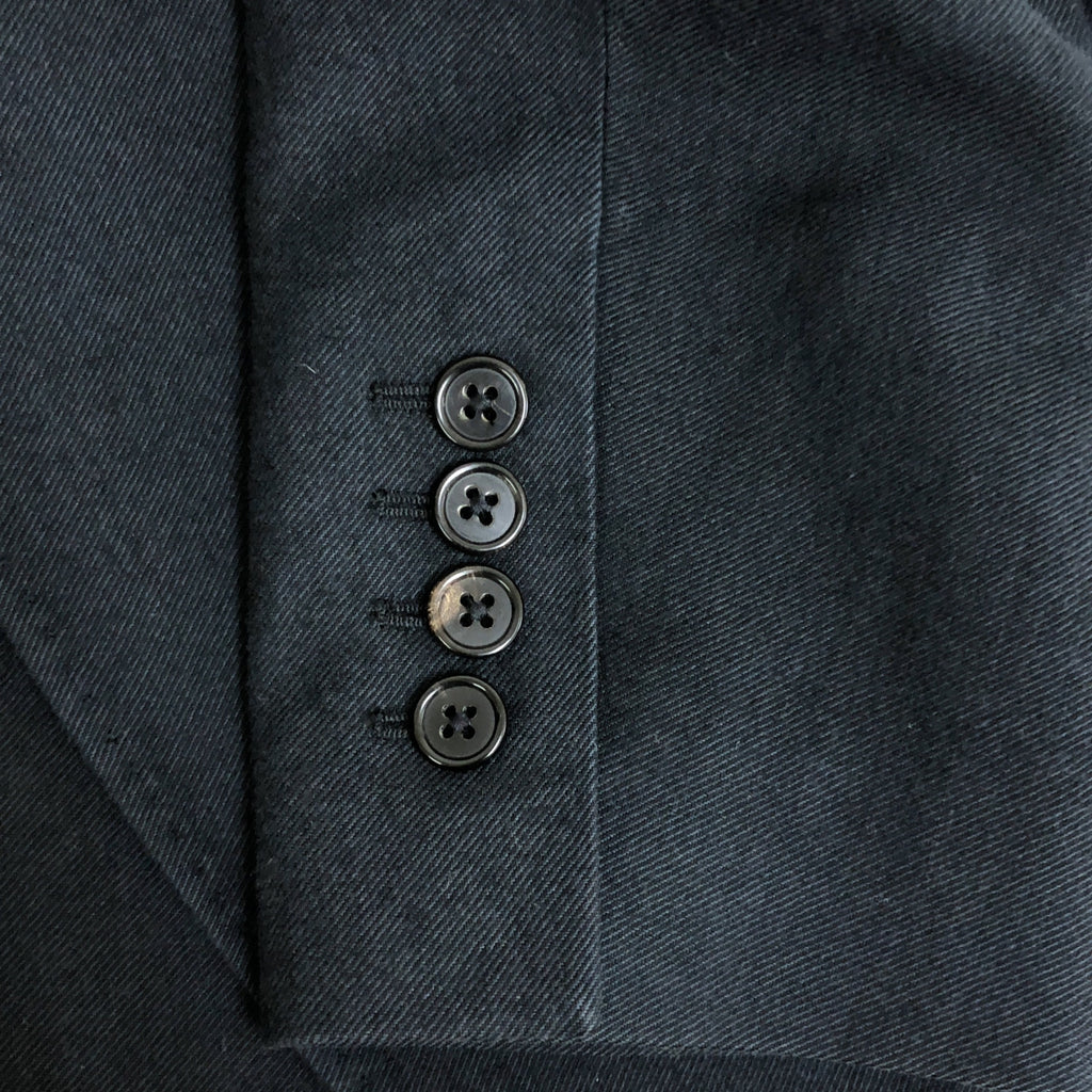 ANN DEMEULEMEESTER / アンドゥムルメステール | 2B シングルブレスト テーラード オーバージャケット / 総裏地 | XXS | メンズ