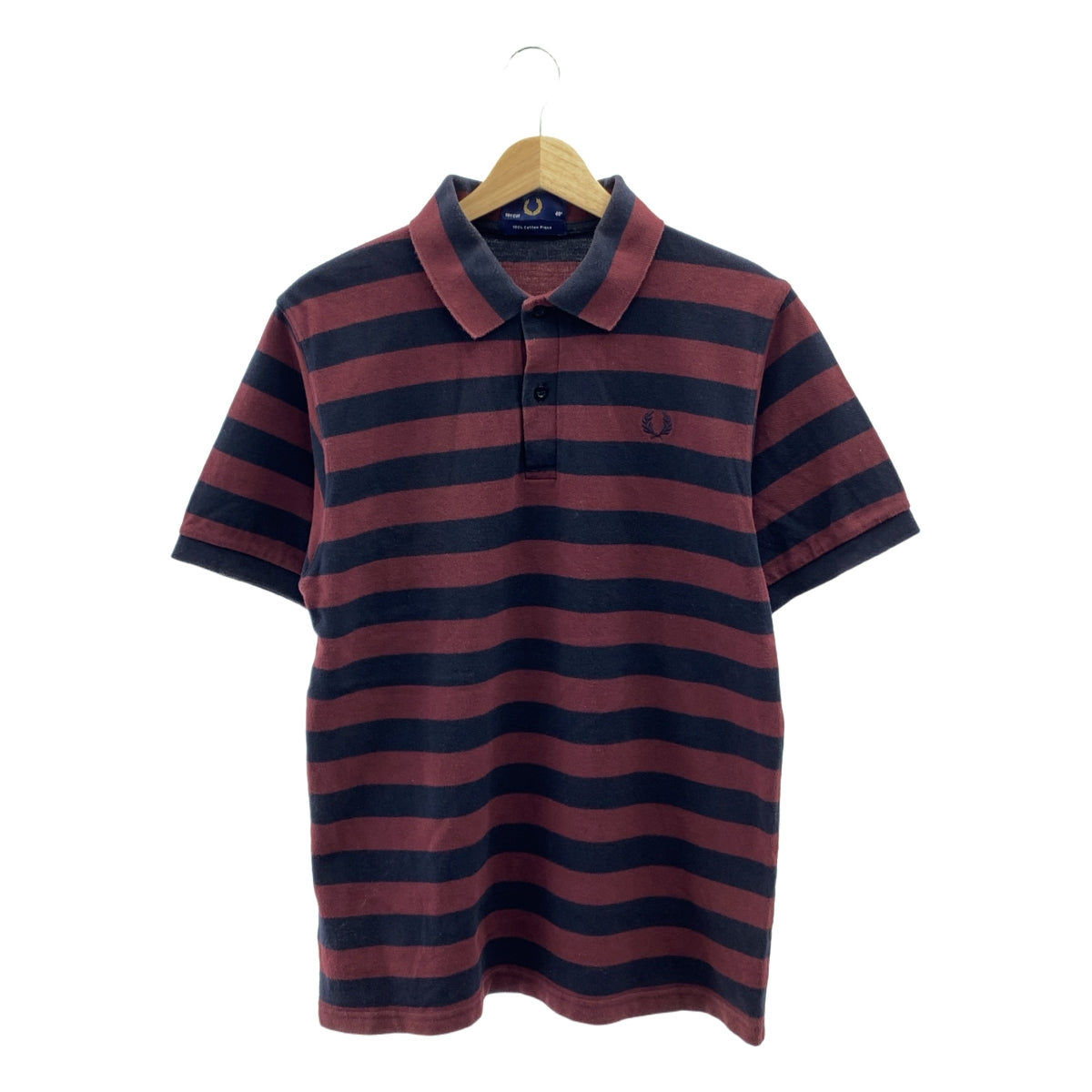 FRED PERRY / 프레드 페리 | 원 포인트 로고 폴로 셔츠 컷소우 | 40 | 남성