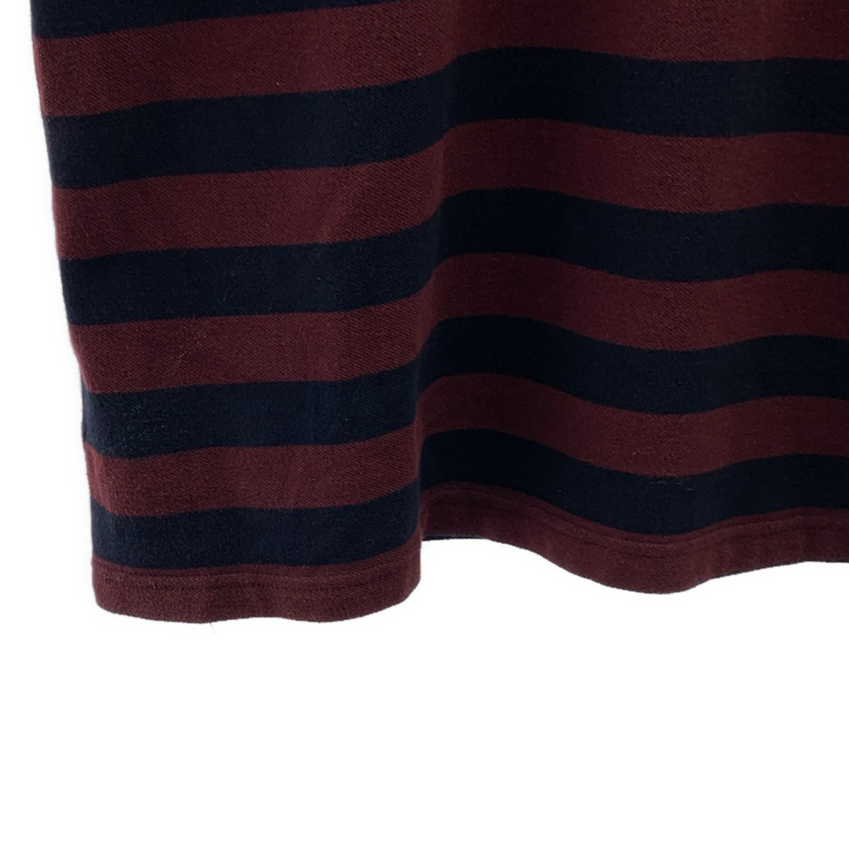 FRED PERRY / フレッドペリー | ワンポイントロゴ ポロシャツ カットソー | 40 | ボルドー/ネイビー | メンズ