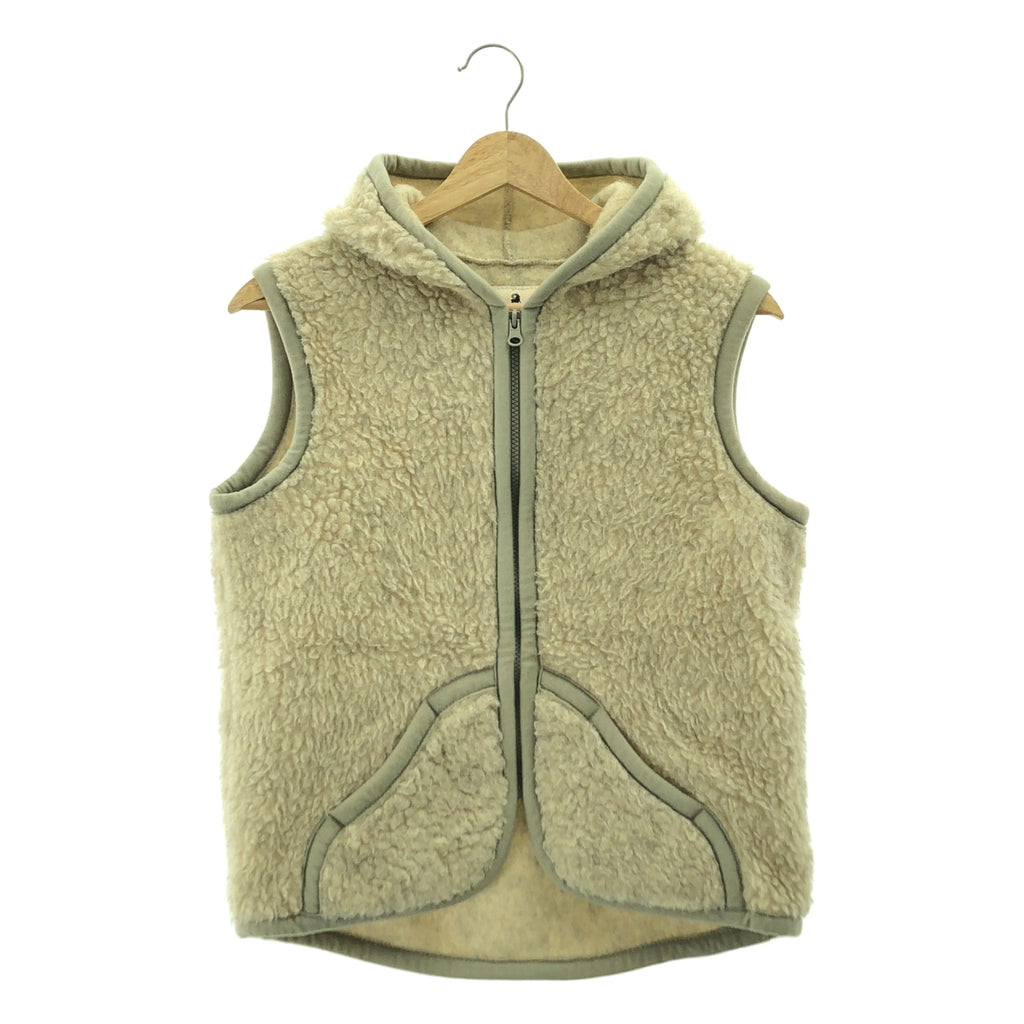 COLD BREAKER / コールドブレーカー | ジップ ボア フーデッド ベスト | XL | レディース