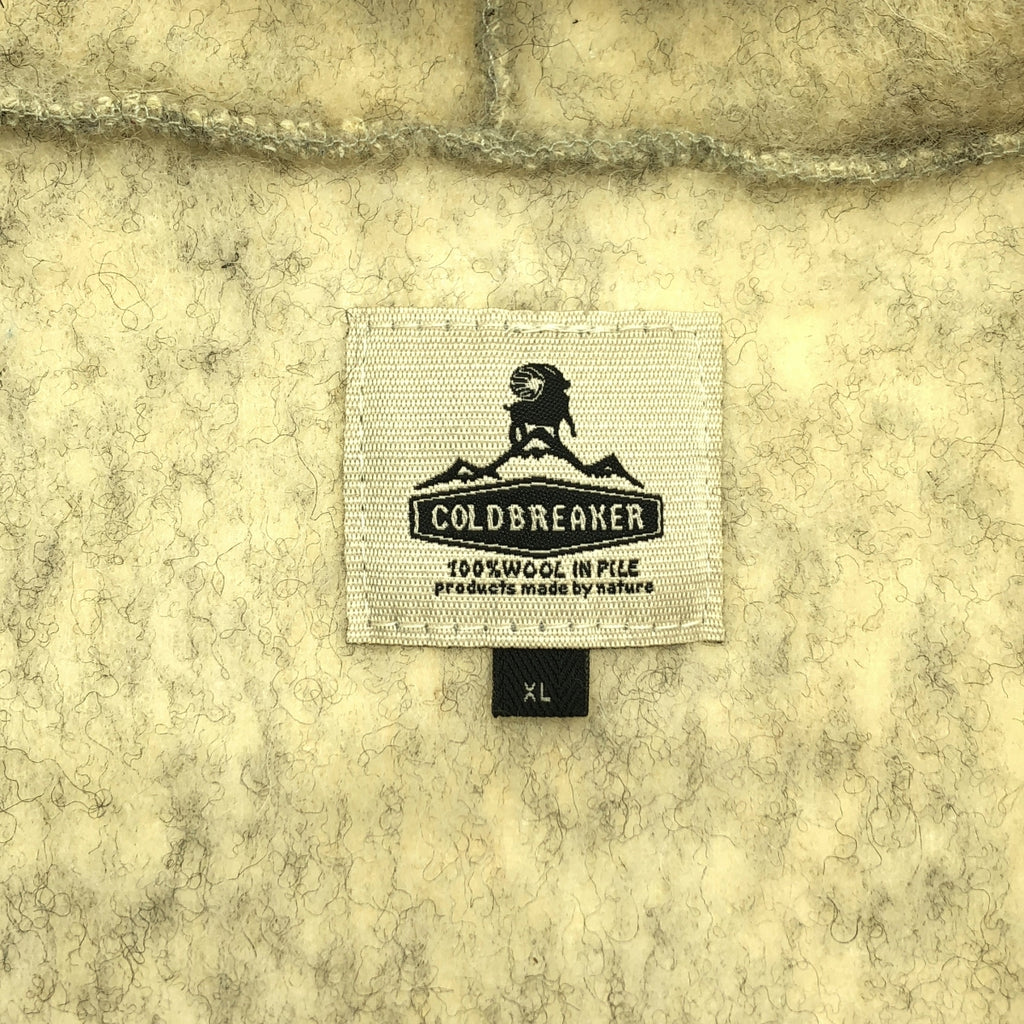 COLD BREAKER / コールドブレーカー | ジップ ボア フーデッド ベスト | XL | レディース