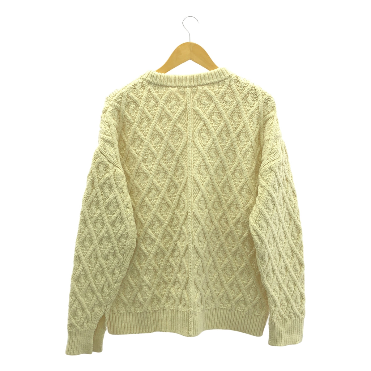 AURALEE / 오라리 | HARD TWIST MERINO ARAN KNIT P/O 알란 니트 | 0 |