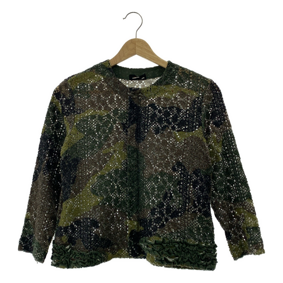 COMME des GARÇONS | 經編布料蕾絲迷彩拉鍊上衣| SHOPBOP