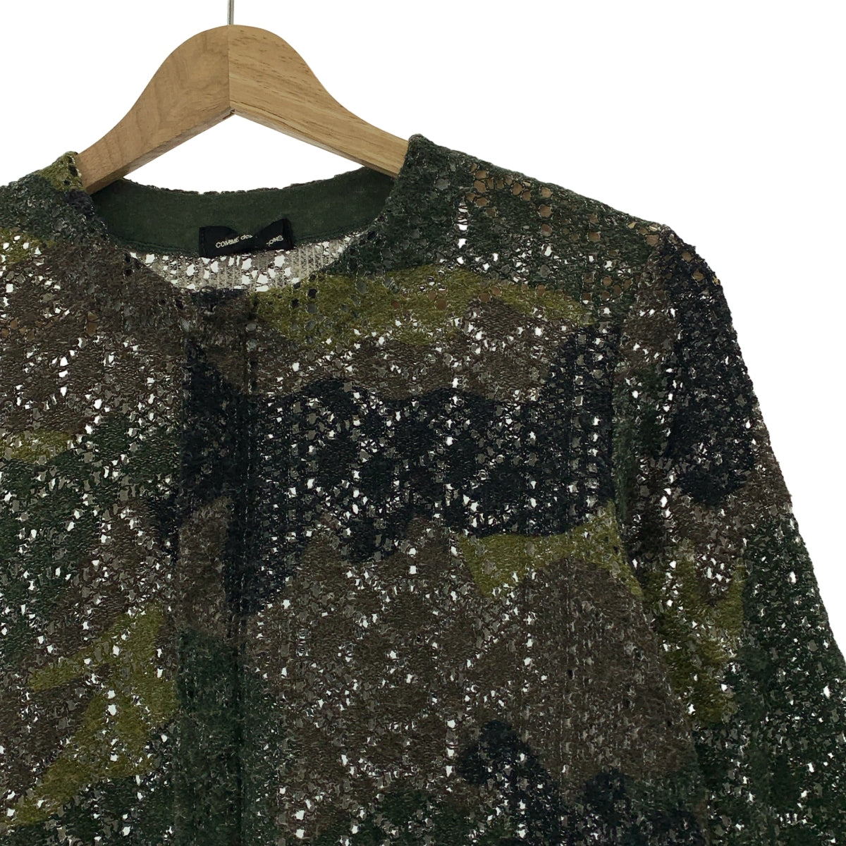 COMME des GARÇONS | 經編布料蕾絲迷彩拉鍊上衣| SHOPBOP