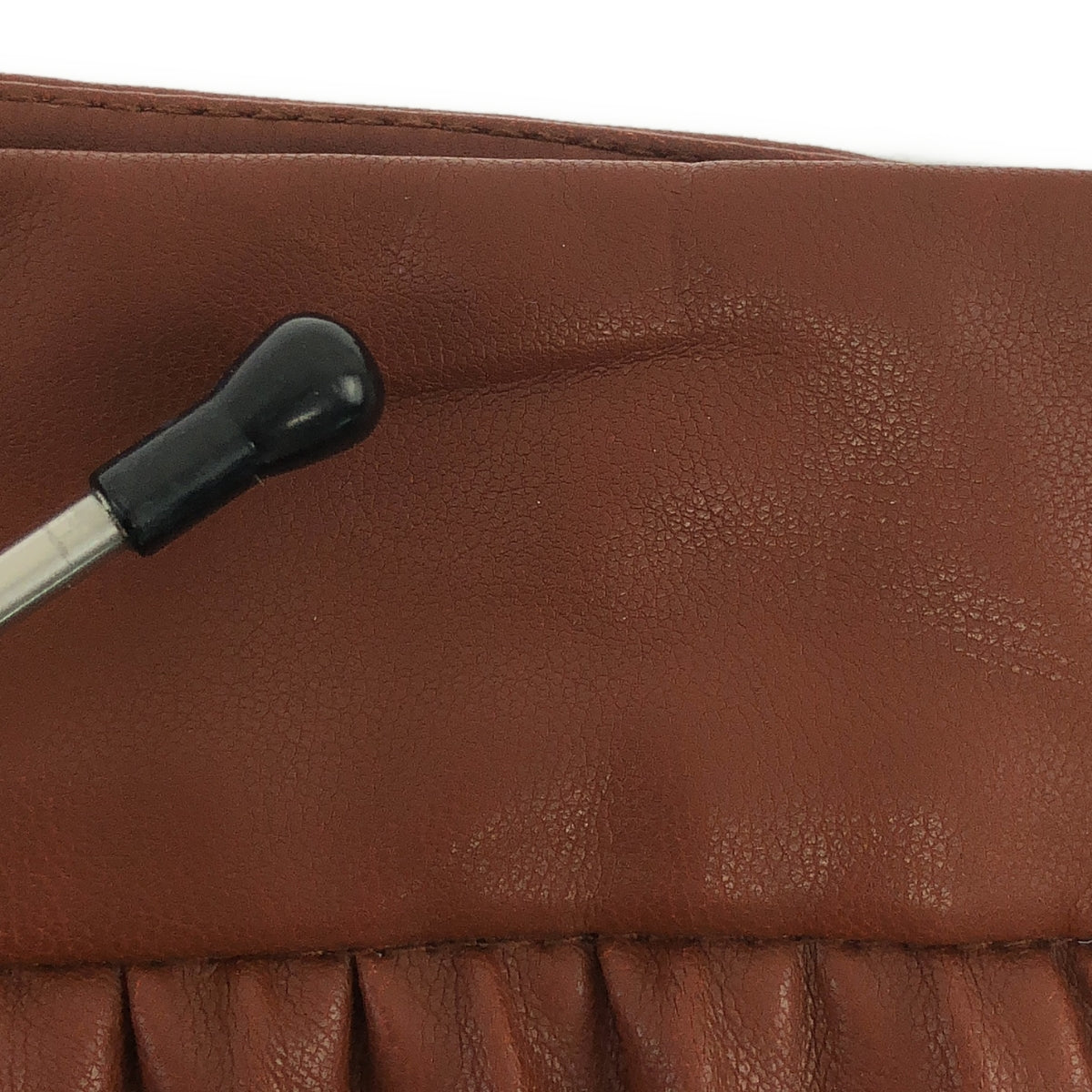 CLANE / クラネ | 2020AW | ACORDION PLEAT LEATHER SKIRT アコーディオン プリーツ フェイクレザー スカート | 2 | ブラウン | レディース