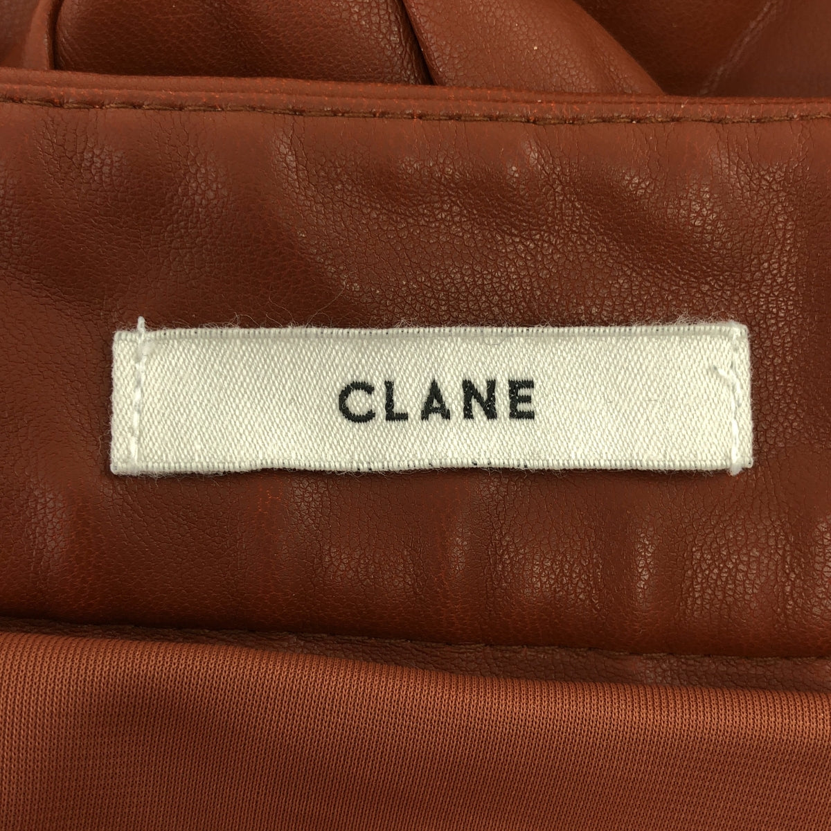 CLANE / クラネ | 2020AW | ACORDION PLEAT LEATHER SKIRT アコーディオン プリーツ フェイクレザー スカート | 2 | ブラウン | レディース