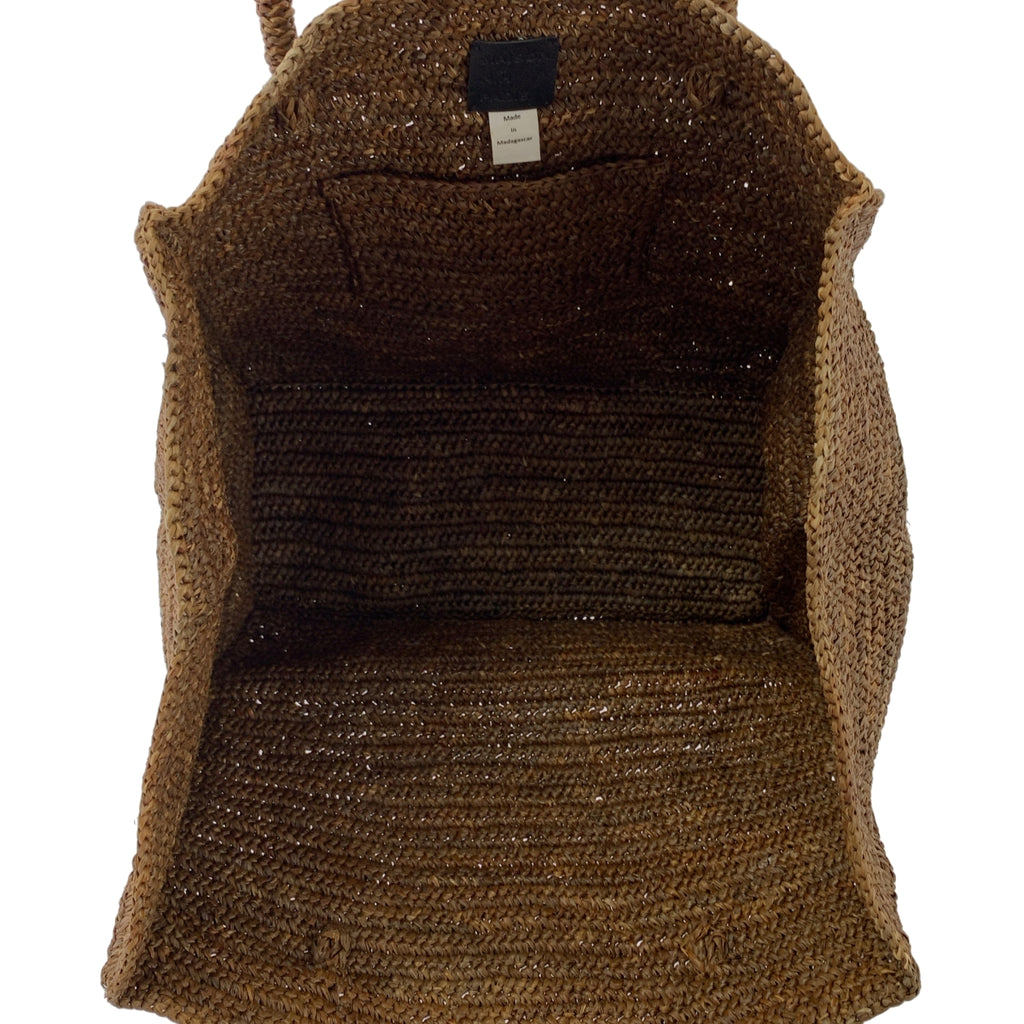 MAISON NH PARIS / 메종 에누아슈 파리 | Avril Bag 라피아 스퀘어 토트백 |