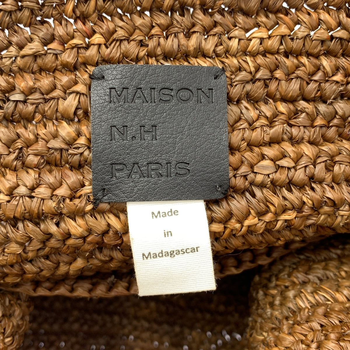MAISON N.H PARIS / メゾンエヌアッシュパリ | Avril Bag ラフィア