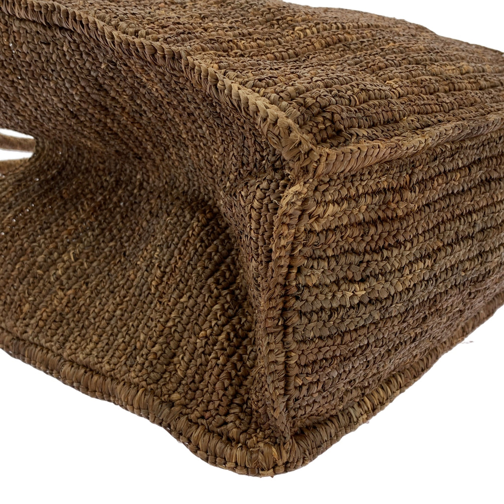 MAISON NH PARIS / 메종 에누아슈 파리 | Avril Bag 라피아 스퀘어 토트백 |