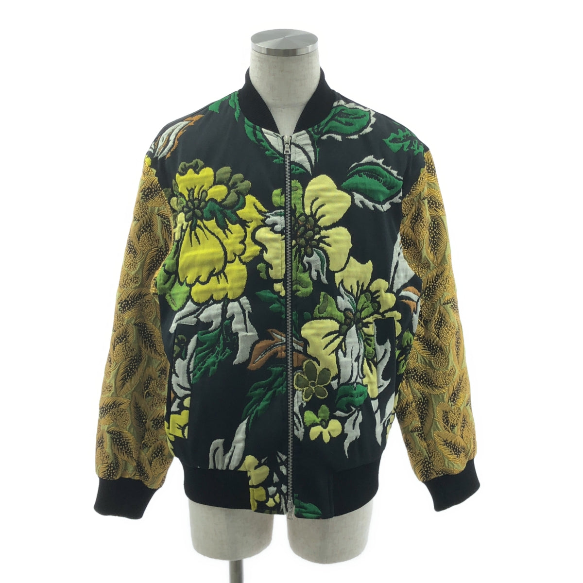 DRIES VAN NOTEN / 드리스 반 노튼 | Embroidered Tapestry Bomber Jacket / 엠브로이드리 봄버 재킷 블루존 / 총 안감 | S | 남성