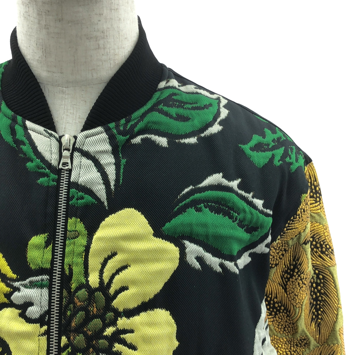 DRIES VAN NOTEN / 드리스 반 노튼 | Embroidered Tapestry Bomber Jacket / 엠브로이드리 봄버 재킷 블루존 / 총 안감 | S | 남성