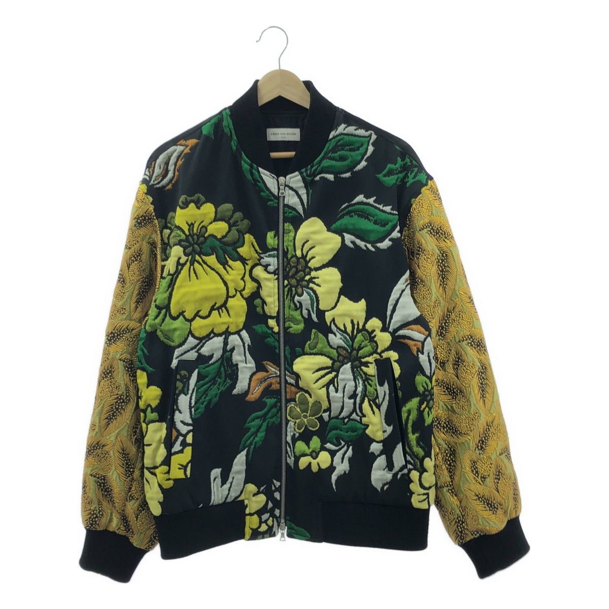DRIES VAN NOTEN / 드리스 반 노튼 | Embroidered Tapestry Bomber Jacket / 엠브로이드리 봄버 재킷 블루존 / 총 안감 | S | 남성