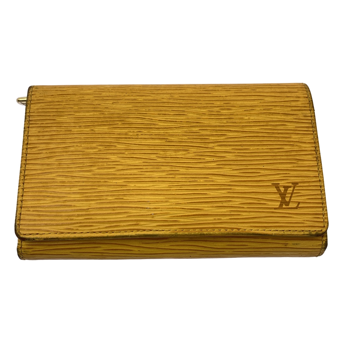 Louis Vuitton / ルイヴィトン | エピ ポルトモネ・ビエ・トレゾール L字ジップ 二つ折り財布 レザー ウォレット | イエロー | レディース