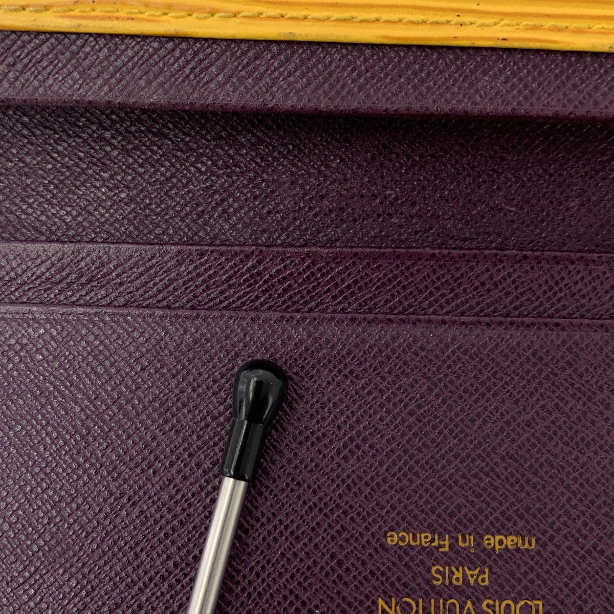 Louis Vuitton / ルイヴィトン | エピ ポルトモネ・ビエ・トレゾール L字ジップ 二つ折り財布 レザー ウォレット | イエロー | レディース