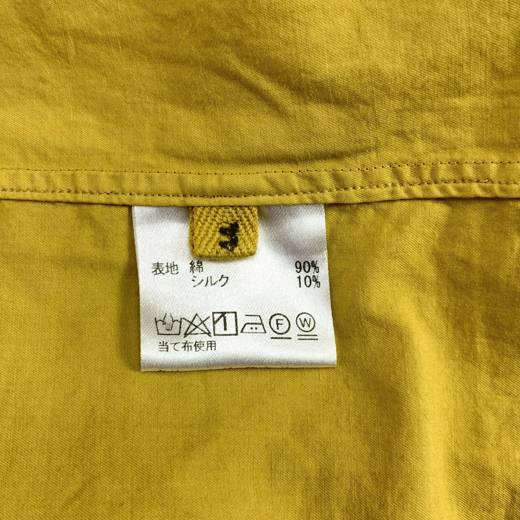 The crooked Tailor / ザクルーキッドテーラー | コットン シルク ノーカラーシャツ | 44 |