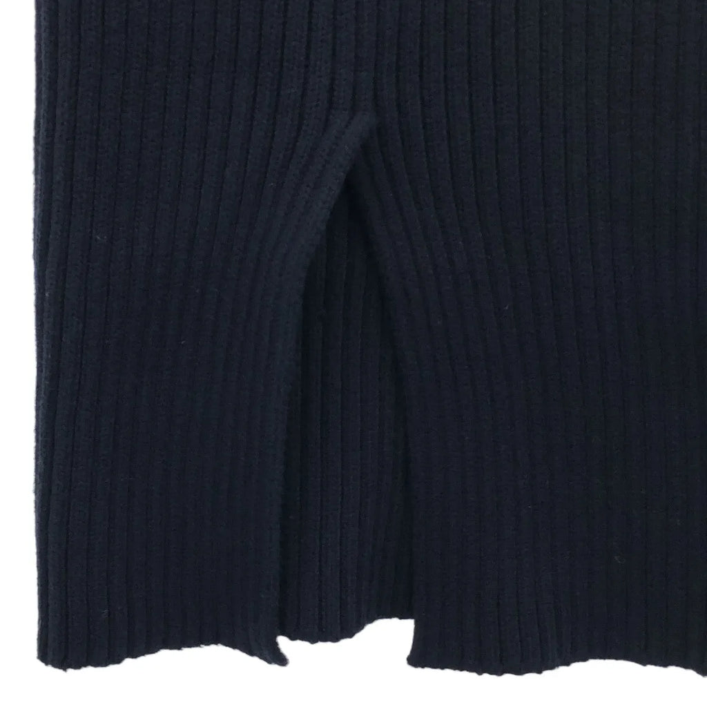 【美品】  MUSE de Deuxieme Classe / ミューズドゥーズィーエムクラス | 2023SS | Lily sof リブ スカート | 38 | ネイビー | レディース