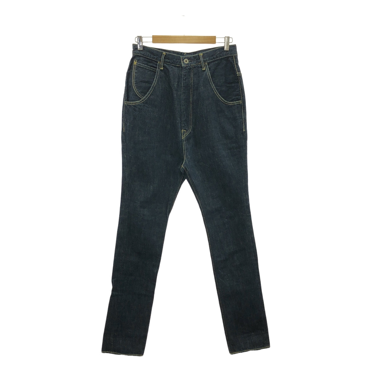 KAPITAL / 캐피탈 | 신치 백 데님 바지 | 1 | 인디고 | 남성