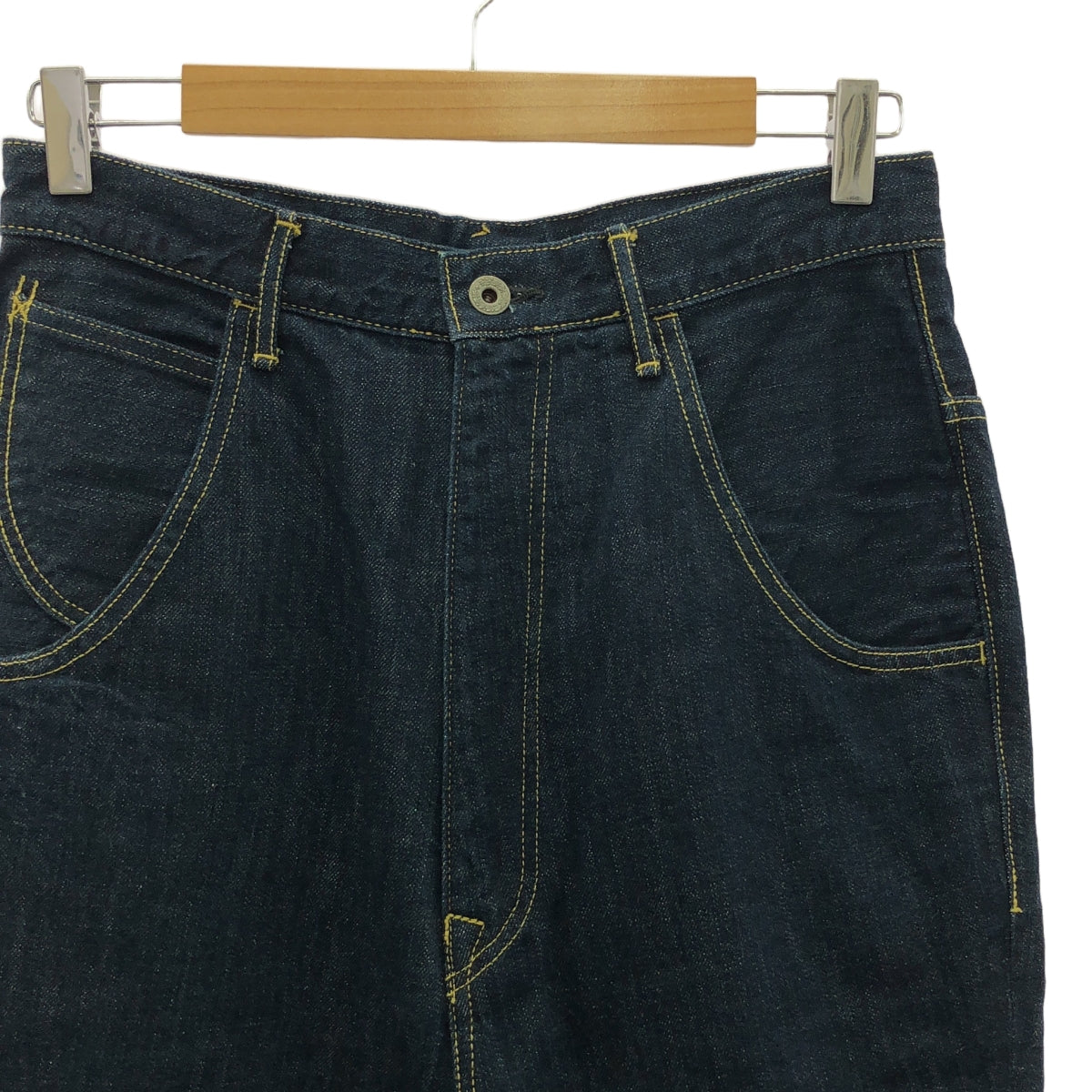 KAPITAL / 캐피탈 | 신치 백 데님 바지 | 1 | 인디고 | 남성