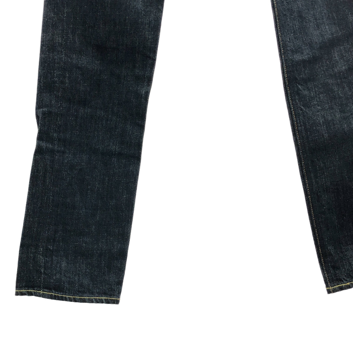 KAPITAL / 캐피탈 | 신치 백 데님 바지 | 1 | 인디고 | 남성