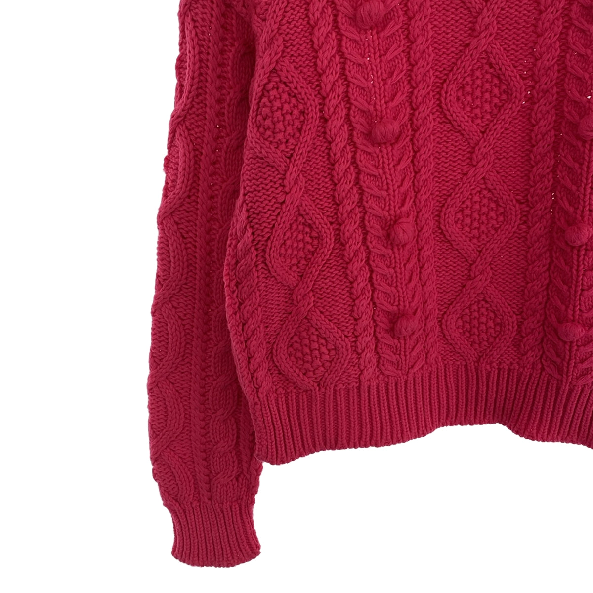 tricot COMME des GARCONS | AD2013 | Pompom cable knit | Pink | Women's