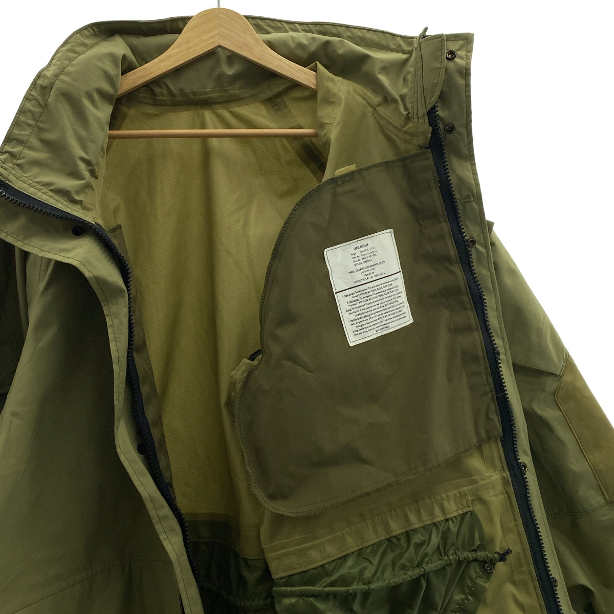 復古 / 復古服飾 | 90 年代美國陸軍 ECWCS Gen2 寒冷天氣派克大衣 | 大尺碼常規款 | 男款