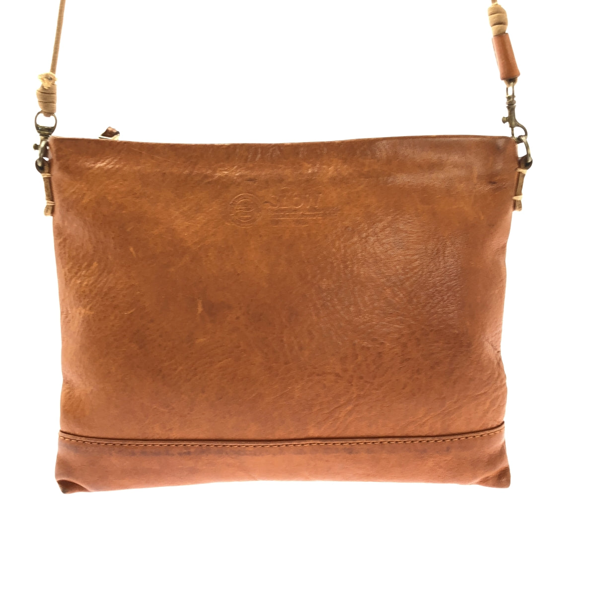 SLOW / スロウ | ×BEAMS / レザー サコッシュ ショルダーバッグ |