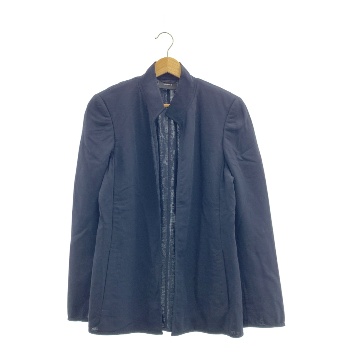 AKRIS / アクリス | ボタンレス スタンドカラー シングルジャケット | 6 | レディース