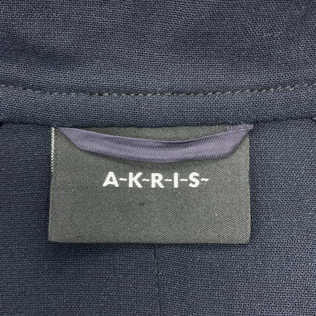 AKRIS / アクリス | ボタンレス スタンドカラー シングルジャケット | 6 | レディース