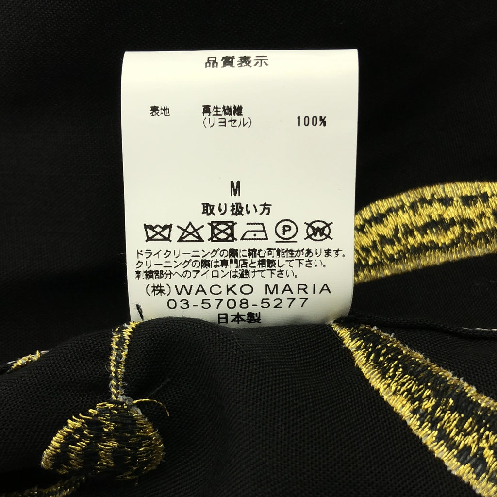 WACKO MARIA / 와코마리아 | × WOLF'S HEAD / 50'S SHIRT L/S 스파이더 자수 셔츠 | M | 맨즈