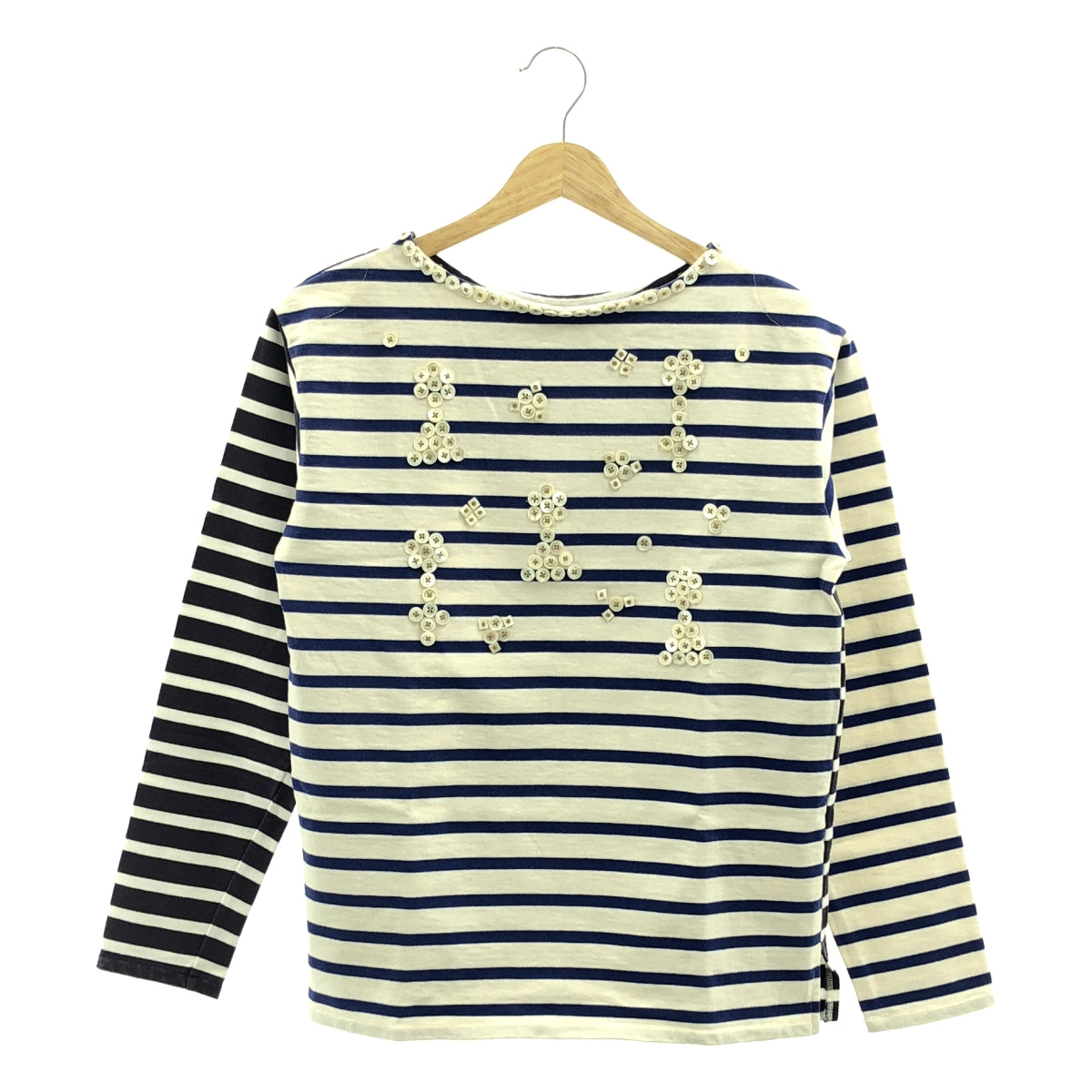 martinique / 마르티니크 | CURRENTAGE / Pearly king &amp; Queen basque shirt 코튼 바스크 셔츠 | 1 | 여성