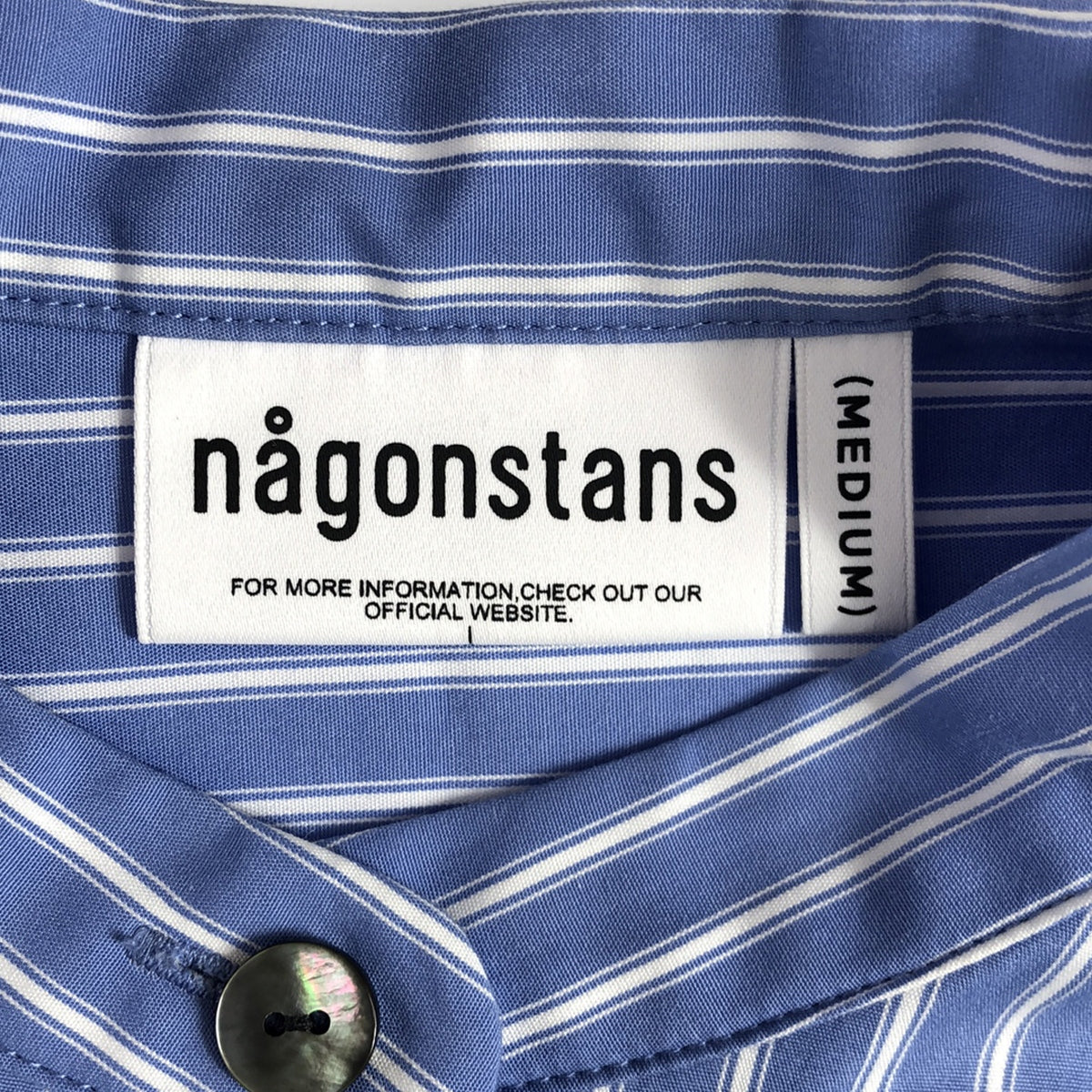 nagonstans / ナゴンスタンス | 2023SS | ストライプフレアシャツ | M | レディース – KLD